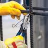 imageKlein Tools D2139ST HighLeverage Ironworkers Pliers Made in USA Twist and Cut Soft Annealed Tie Wire Hook Bend Handle Spring Loaded HeavyDuty JawsHigh LeveragePlasitc Dipped Handle