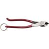 imageKlein Tools D2489STT Pliers Made in USA Ironworkers Diagonal Cutting Pliers with HighLeverage Design ad Split Ring for Tethering 9Inch