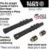 imageKlein Tools M200ST Plier Cushion Grip Kit with Heat Shrink Bands Made in USA use with Klein SlimHead Ironworkers Pliers Cat No 2017CST 2Pack