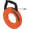 imageKlein Tools 56382 NonConductive Fiberglass Fish Tape MultiGroove Wire Puller Optimized Housing and Handle 50Foot x 316Inch