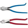 imageKlein Tools 94508 Pliers Set Made in USA Ironworkers Diagonal Cutting Pliers and Heavy Duty Side Cutters Tie Wire Cutter for Rebar Work 2Piece Kit