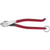imageKlein Tools D2489STT Pliers Made in USA Ironworkers Diagonal Cutting Pliers with HighLeverage Design ad Split Ring for Tethering 9Inch