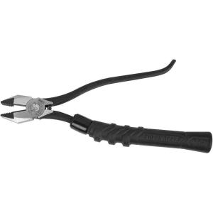 imageKlein Tools M2017CSTA Slim Head Ironworker Pliers Made in USA Milkers Cushion Grip Side Cutters with Aggressive Knurl 9InchPliers with Milker Grip