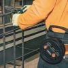 imageKlein Tools 27400 Tie wire Reel Made in USA Lightweight Aluminum Left Handed and Right Handed with Rewind KnobLock Lid
