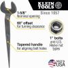 imageKlein Tools 3214TT Construction Spud Wrench with Tether Hole Made in USA 114Inch Nominal Opening 34Inch Bolt for US Heavy NutStandard