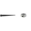 imageKlein Tools 3255 Bull Pin Made in USA Broad Head Bull Pin Resists Corrosion and Mushrooming Heat Treated Steel with Black Finish 114Inch1116Inch x 10Inch