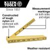 imageKlein Tools 9106 Folding Ruler 6Foot Durable Fiberglass Inside ReadingInside Read