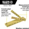 imageKlein Tools 9106 Folding Ruler 6Foot Durable Fiberglass Inside ReadingOutside Read