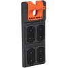 imageKlein Tools BC504S Magnetic Tool Storage Module 4 Rare Earth Magnetic Plates Hold Metal Parts Optional SHooks Fit Aerial Buckets