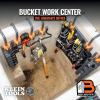 imageKlein Tools BC509S Socket Holder Module Hold 6 Impact Socket Sizes 38Inch to 118Inch Optional SHook Secures Module to Aerial Buckets
