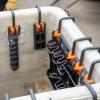 imageKlein Tools BC509S Socket Holder Module Hold 6 Impact Socket Sizes 38Inch to 118Inch Optional SHook Secures Module to Aerial Buckets