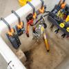 imageKlein Tools BC509S Socket Holder Module Hold 6 Impact Socket Sizes 38Inch to 118Inch Optional SHook Secures Module to Aerial Buckets