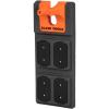 imageKlein Tools BC504S Magnetic Tool Storage Module 4 Rare Earth Magnetic Plates Hold Metal Parts Optional SHooks Fit Aerial Buckets