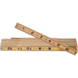 imageKlein Tools 9006 Wood Folding Rule Inside ReadingOutside