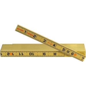 imageKlein Tools 9106 Folding Ruler 6Foot Durable Fiberglass Inside ReadingOutside Read