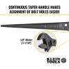 imageKlein Tools 3227 Extra Wide Adjustable Wrench Made in USA Construction Spud Wrench for Up to 1716Inch Nuts and Bolts 10Inch with Tether HoleSpud Wrench Kit
