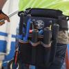 imageKlein Tools 5242 Tool Pouch Tradesman Pro tool Pouch with Electrical Tape Thong Reinforced Bottom 9 Pockets6Pocket Pouch