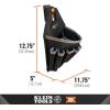 imageKlein Tools 55832MB MODbox Tool Pouch 8Pocket Electrician Bag Quick Attach and Release for Tool Belts and MODBox Rail System18Pocket Pouch