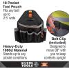 imageKlein Tools 55832MB MODbox Tool Pouch 8Pocket Electrician Bag Quick Attach and Release for Tool Belts and MODBox Rail System18Pocket Pouch