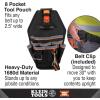 imageKlein Tools 55832MB MODbox Tool Pouch 8Pocket Electrician Bag Quick Attach and Release for Tool Belts and MODBox Rail System8Pocket Pouch