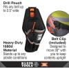 imageKlein Tools 55832MB MODbox Tool Pouch 8Pocket Electrician Bag Quick Attach and Release for Tool Belts and MODBox Rail SystemDrill Pouch