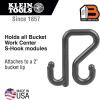 imageKlein Tools BC311 Lineman SHook Made in USA for Utility Buckets with 2Inch Bucket Lip Connects to All Bucket Work Center SHook Modules