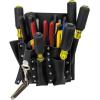 imageKlein Tools 5165 Pocket Tool Pouch with Knife Snap 10 Pockets Stitched and Riveted Leather Fits Belts up to 2Inch Wide