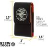 imageKlein Tools 55461 Phone Holder Large Fits iPhone Google LG Samsung Phones With Magnetic Closure and Belt ClipSmall