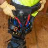 imageKlein Tools 5700 Tool Pouch PowerLine Series Utility Pouch Fits Tool Belts up to 25Inch Strong Rivet Reinforced Stitching 9Pocket8Pocket