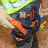 imageKlein Tools 5700 Tool Pouch PowerLine Series Utility Pouch Fits Tool Belts up to 25Inch Strong Rivet Reinforced Stitching 9Pocket9Pocket