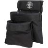 imageKlein Tools 5702 Tool Pouch PowerLine Series Utility Pouch Fits Tool Belts up to 25Inch Strong Rivet Reinforced Stitching 2Pocket2Pocket