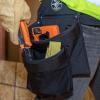 imageKlein Tools 5702 Tool Pouch PowerLine Series Utility Pouch Fits Tool Belts up to 25Inch Strong Rivet Reinforced Stitching 2Pocket2Pocket