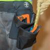 imageKlein Tools 5702 Tool Pouch PowerLine Series Utility Pouch Fits Tool Belts up to 25Inch Strong Rivet Reinforced Stitching 2Pocket2Pocket