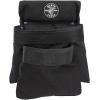 imageKlein Tools 5702 Tool Pouch PowerLine Series Utility Pouch Fits Tool Belts up to 25Inch Strong Rivet Reinforced Stitching 2Pocket2Pocket