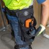 imageKlein Tools 5702 Tool Pouch PowerLine Series Utility Pouch Fits Tool Belts up to 25Inch Strong Rivet Reinforced Stitching 2Pocket3Pocket