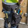 imageKlein Tools 5702 Tool Pouch PowerLine Series Utility Pouch Fits Tool Belts up to 25Inch Strong Rivet Reinforced Stitching 2Pocket3Pocket