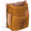 imageKlein Tools 5125L All Leather 5Pocket Tool Pouch with Chain Tape Thong and Tunnel Belt Connection