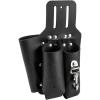 imageKlein Tools S5118PRS Leather Tool Holder with 3 Pockets for Pliers Folding Rule Screwdriver and Knife Snap Fits Belts up to 2Inch Wide