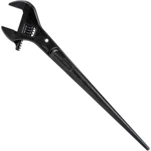 imageKlein Tools 3239 Adjustable Spud Wrench Made in USA 16Inch Length 158 Wrench Opening Fits Heavy Nuts and Bolts up to 1Inch TetheringAdjustable Wrench