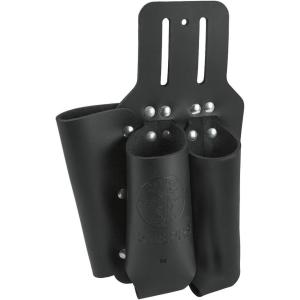imageKlein Tools 5118PRS Tool Pouch Multi Tool Holder with 3 Pockets for Pliers Folding Rulers Screwdrivers3Pocket