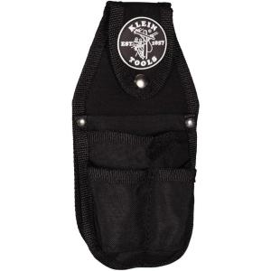imageKlein Tools 5482 Tool Pouch Back Pocket Tool Pouch with Snap Loop Belt Connect 4Pockets Nylon Construction 5 x 2 x 9875InchNylon