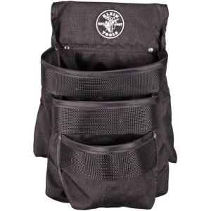 imageKlein Tools 5702 Tool Pouch PowerLine Series Utility Pouch Fits Tool Belts up to 25Inch Strong Rivet Reinforced Stitching 2Pocket3Pocket