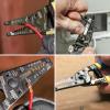imageKlein Tools 11055 Wire Cutter and Stripper Made in USA Stranded and Solid Wire Cutter Cuts CopperWire Stripper