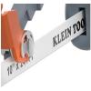 imageKlein Tools 31432 Compact MediumCut Hacksaw 10Inch 24 TPI BiMetal Blade Hand Saw Cuts Thin Wall Copper and Aluminum PVC PEX ABS Pipes and Wood in Tight SpacesMediumCut
