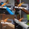 imageKlein Tools 31432 Compact MediumCut Hacksaw 10Inch 24 TPI BiMetal Blade Hand Saw Cuts Thin Wall Copper and Aluminum PVC PEX ABS Pipes and Wood in Tight SpacesMediumCut