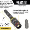 imageKlein Tools 32308F Impact Driver Set 10in1 Stubby Driver Set Hex Flip Socket 7 Bits 14Inch Deep Bit Holding Feature 10Piece