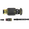 imageKlein Tools 32308F Impact Driver Set 10in1 Stubby Driver Set Hex Flip Socket 7 Bits 14Inch Deep Bit Holding Feature 10Piece