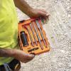 imageKlein Tools 32755SD SDS Plus Hammer Drill and Chisel Bit Set Flat Chisel and Bull Point Tips Use with Rotary Hammer Drills and Handheld Pry Bars 6Piece