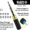 imageKlein Tools 32807MAG 7in1 Nut Driver Magnetic Driver has SAE Hex Nut Sizes 14 to 916Inch Cushion Grip Handle for Added Torque11in1 Metric Nut Driver