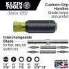 imageKlein Tools 32807MAG 7in1 Nut Driver Magnetic Driver has SAE Hex Nut Sizes 14 to 916Inch Cushion Grip Handle for Added Torque4Piece Driver Kit